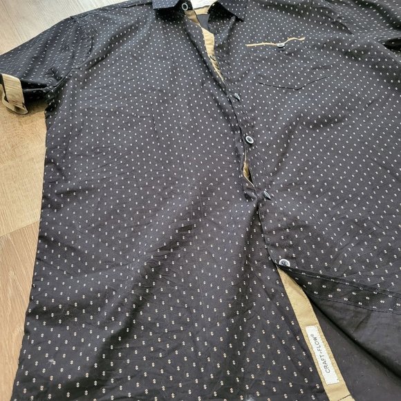 NWT Craft & Flow trendy button down, size XL - Picture 4 of 4